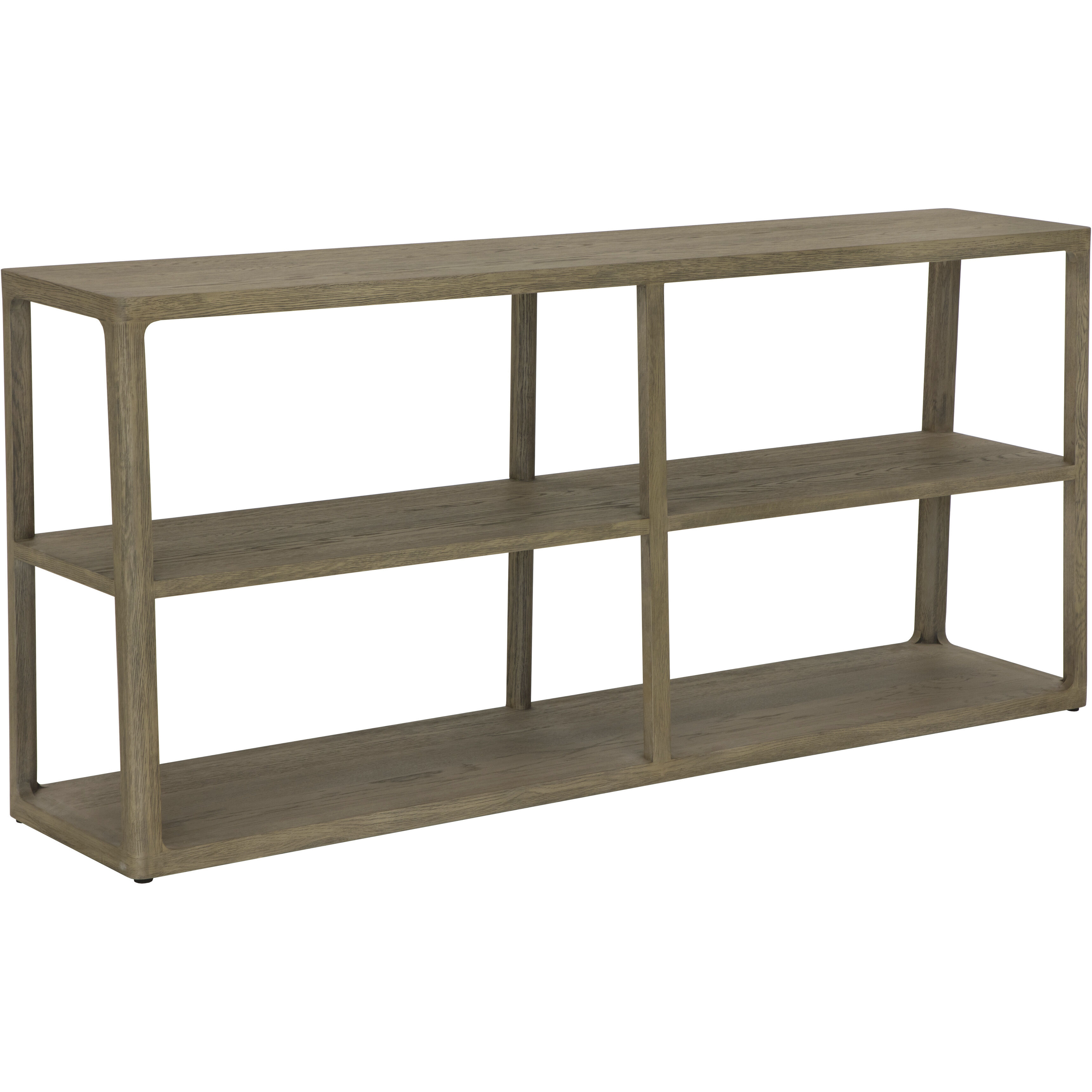 Doncaster Smoke Grey Low Bookcase